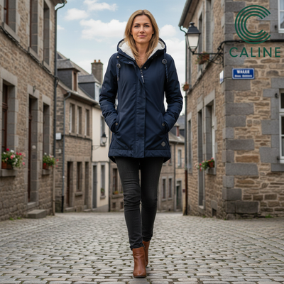 Céleste – Veste d’hiver imperméable avec capuche