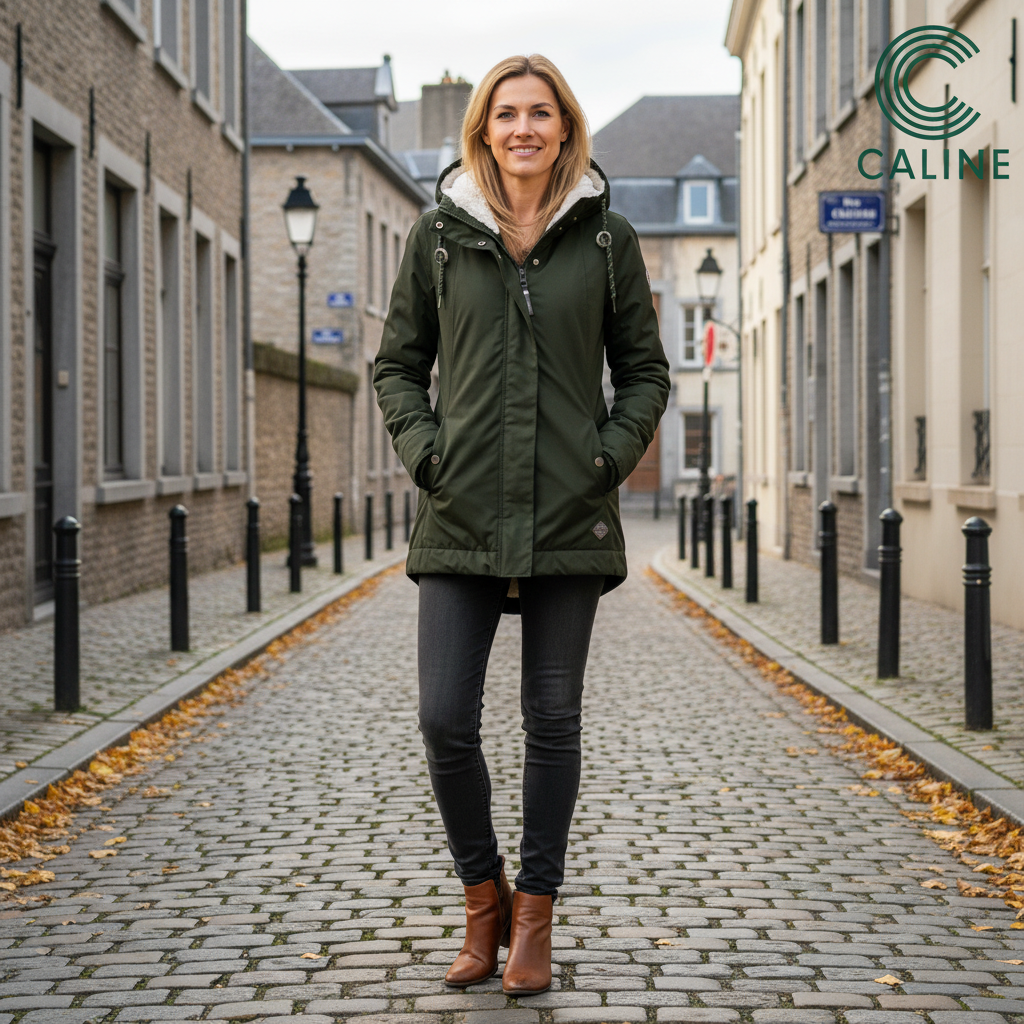 Céleste – Veste d’hiver imperméable avec capuche