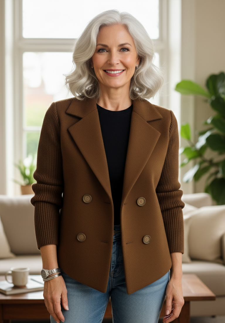 Élodie | Blazer Décontracté Premium